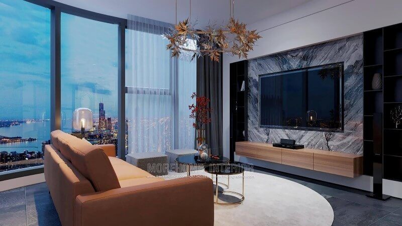 Năm nay, trang trí nội thất phòng khách sang trọng được ưa chuộng nhất.